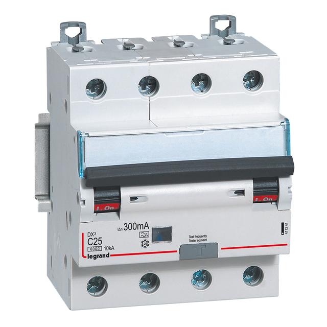 Wyłącznik Różnicowonadprądowy P 314 4P C25A 300Ma Typa DX3 411241 LEGRAND