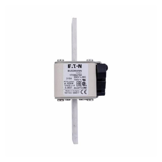 FUSE 315A 690V 1FKE/115 AR UC Wkładka szybka 315A AC 690V rozmiar 1 53x69x136 mm aR IEC UL 170M4760