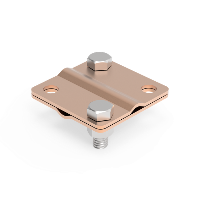 CU ZŁĄCZE KRZYŻOWE 2-OTWOROWE 2.1 CU