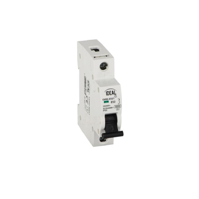 KMB6-B50/1 Wyłącznik nadprądowy IDEAL TS 1P KMB6-B50/1 6kA KANLUX