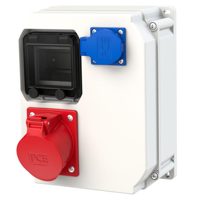 ROZDZIELNICA STACJONARNA Z TWORZYWA TYPU „ MIKOLAJKI” 4M Wejście M25 - wyjście 32/4 GS bez zabezpiec