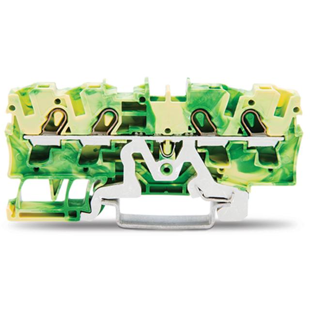 TOPJOBS złączka 4-przewodowa 4 mm2 żółto-zielona