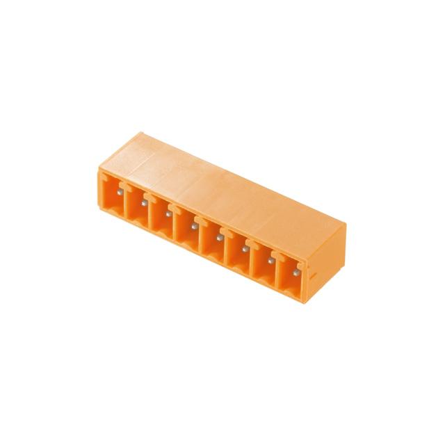 SC 3.81/08/90G 3.2SN OR BX Wtyki PCB (złącza płyty), 3.81 mm, Liczba biegunów: 8, kąt odejścia: 90° /54szt./ 1942130000 WEIDMÜLLER