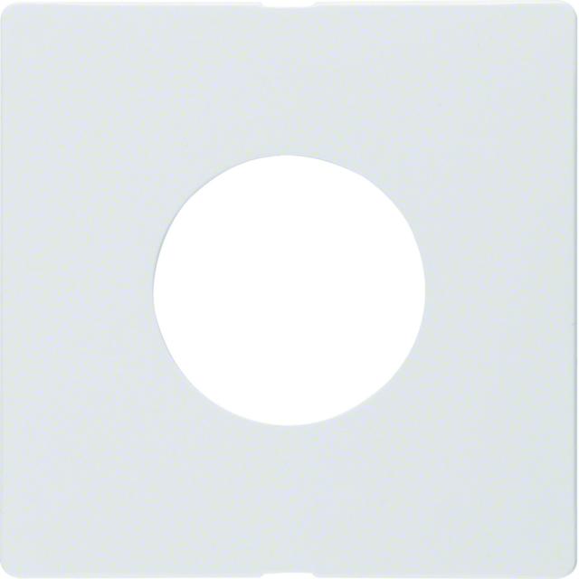 BERKER S.1/B.3/B.7 Płytka czołowa do łącznika i sygnalizatora świetlnego E10 biały połysk 11248989 1