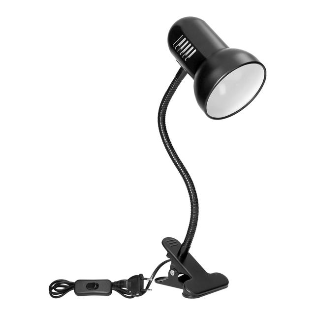 Lampka biurkowa z klipsem GANSO flex 15W E27 czarny DL-21/B ORNO