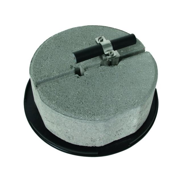 Wspornik dachowy do H VI 20-23 mm z blokiem betonowym i podkładką, zestaw