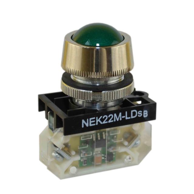 Lampka NEK22MLDSB 24-230V zielona