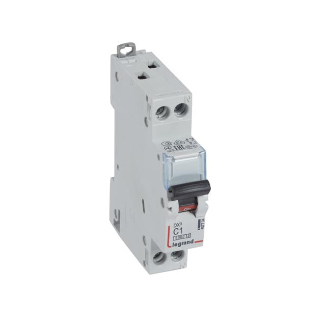 Wyłącznik Nadprądowy S 301N 1P+N C 1 6kA DX3 407734 LEGRAND