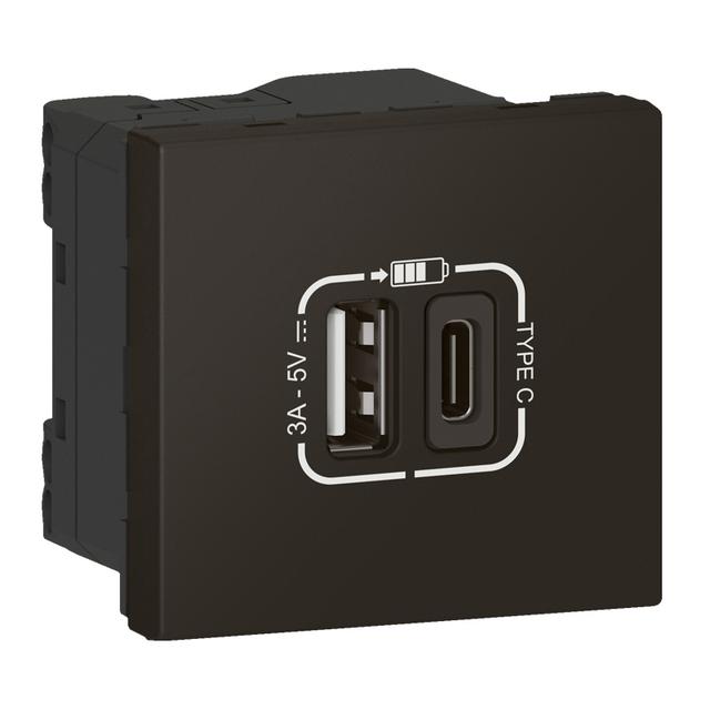Mosaic - Gniazdo Usb Typa + Typ C Z Szybkozłączem 079193L LEGRAND