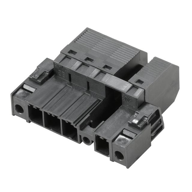 WEIDMULLER SVF 7.62HP/04/180SFMF2 SN BK BX Wtyk PCB (złącze wiązki), 7.62 mm, Liczba biegunów: 4, PUSH IN /25szt./ 1427250000 WEIDMÜLLER