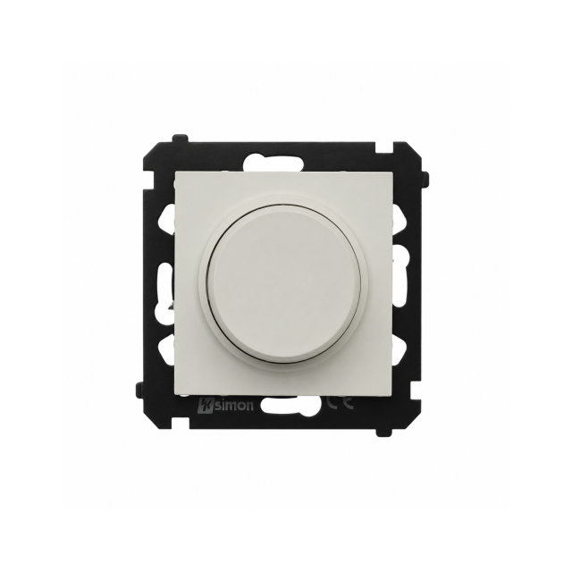 Simon 55 Ściemniacz obrotowy do LED ściemnialnych 230V 2–200 W kaszmirowy TES9L.01/142