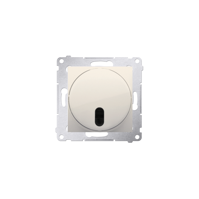 Simon 54 Ściemniacz naciskowy i zdalnie sterowany 20–500 W kremowy