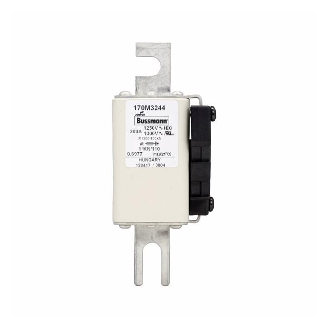 FUSE 200A 1250V 1*KN/110 AR CU Wkładka szybka 200A AC 1250V rozmiar 1 45x58x138 mm a 170M3244 EATON