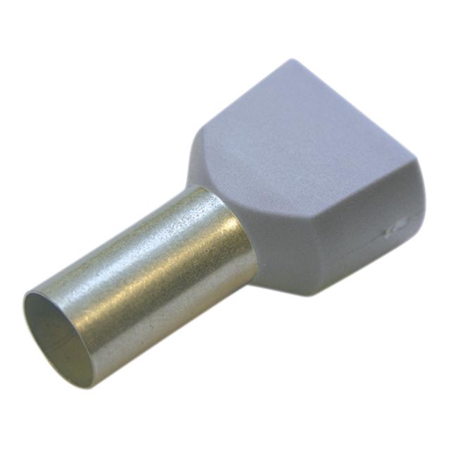 TWIN końcówki tulejkowe 4,0/12 szare