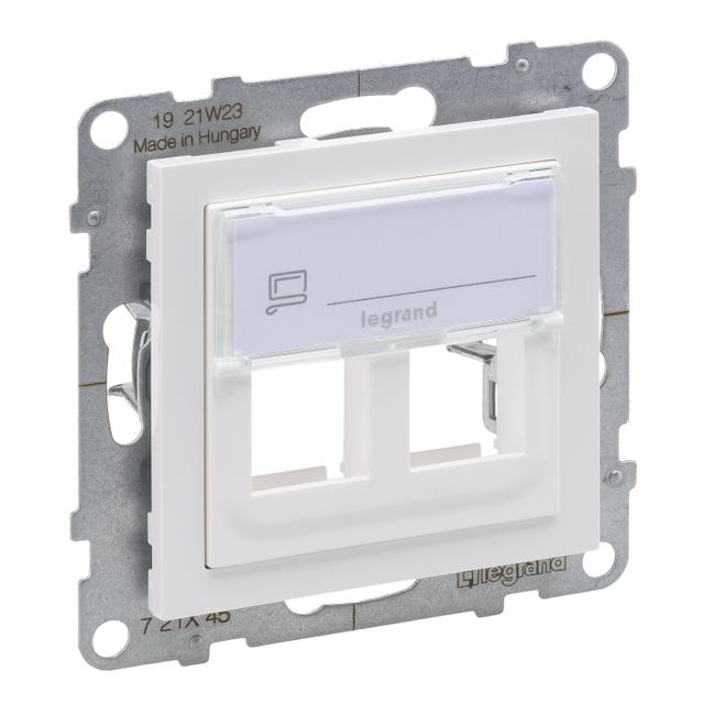 Suno Adapter Keystone Podwójny Biały 721145 LEGRAND
