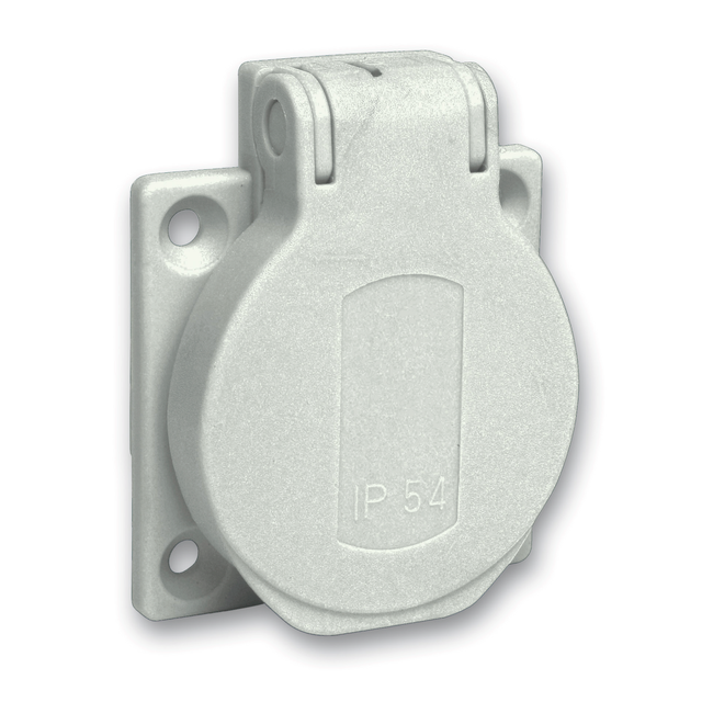 GNIAZDO 50X50 BACK GRAY IP54220V 2PT PKS51G SCHNEIDER