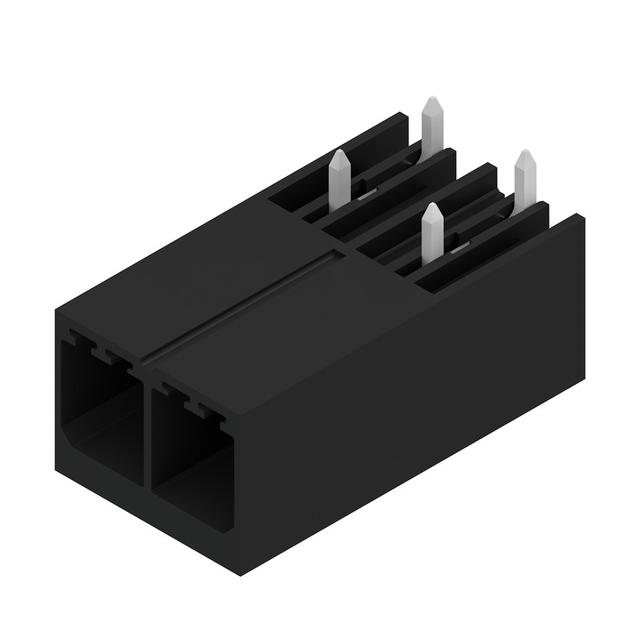 SV 7.62HP/02/270G 3.5SN BK BX Wtyki PCB (złącza płyty), 7.62 mm, Liczba biegunów: 2, kąt odejścia: 270° /120szt./ 1931260000 WEIDMÜLLER