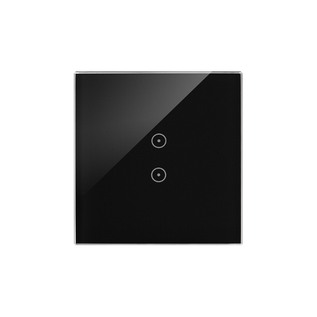 Simon 54 Touch Panel dotykowy S54 Touch 1 moduł 2 pola dotykowe pionowe zastygła lawa DSTR13/73 KONTAKT