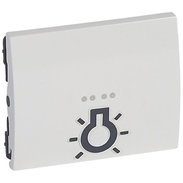 SISTENA LIFE KLAWISZ ARCTIC Z SYMBOLEM LAMPY DO MECHANIZMÓW PODŚWIETLANYCH, Legrand