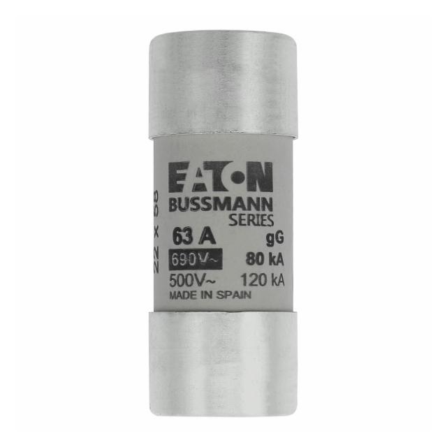 CYLINDRICAL FUSE 22 x 58 63A GG 690V AC Wkładka cylindryczna 22 x 58mm 63A GG 690V AC C22G63 EATON