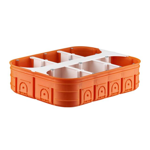 M6x60F Puszka podtynkowa sześciopolowa 6 x 60 mm, Multiwall - kolor pomarańczowy