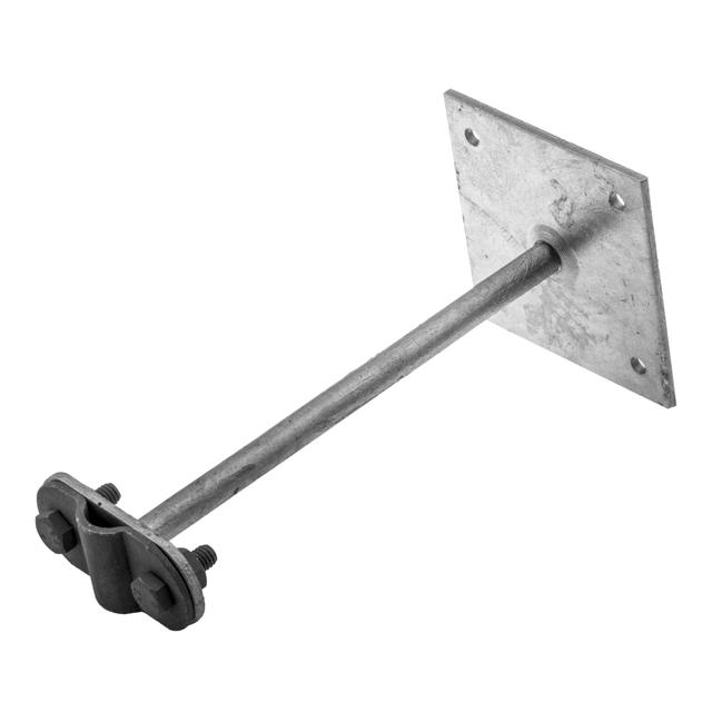 Uchwyt dachowy B=140mm (2xM6) z/śr oc.ogniowy