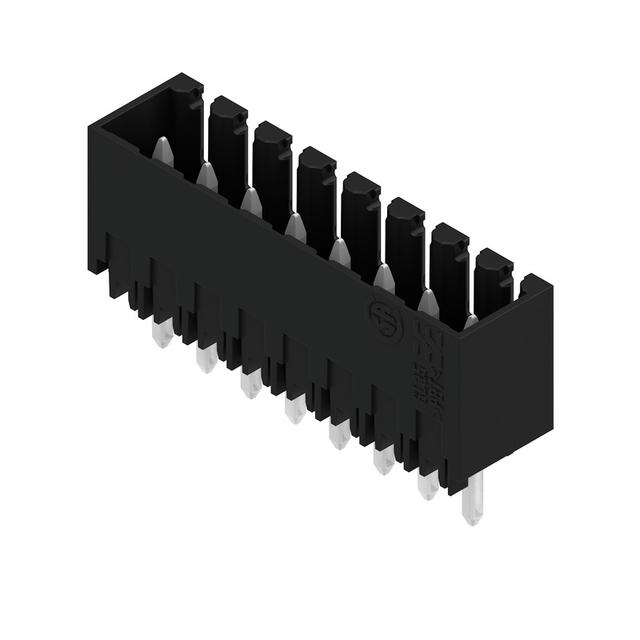 SL 3.50/08/180G 4.5SN BK BX Wtyki PCB (złącza płyty), 3.50 mm, Liczba biegunów: 8, kąt odejścia: 180° /50szt./ 1614250000 WEIDMÜLLER