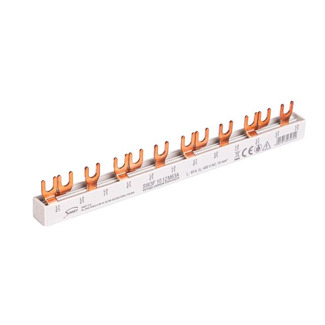 Szyna prądowa łączeniowa - widełkowa SW3F 10 12M63A  SIMET