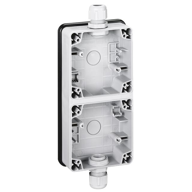 PLEXO IP66 PUSZKA NATYNKOWA PODWÓJNA PIONOWA, Legrand