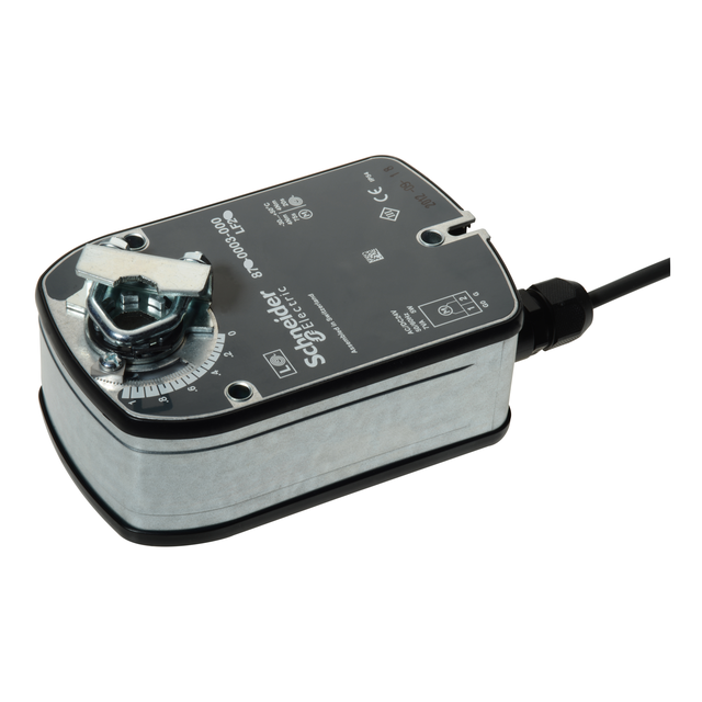 LF, siłownik przepustnicy, sprężyna powrotna, 4 Nm, sterowanie 0-10V, zasilanie 24 VAC/DC, sygnał zw