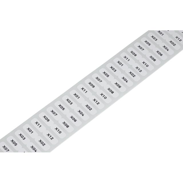 etykiety samoprzylepne z poliestru 6 x 15 mm białe 3000 szt./rolka