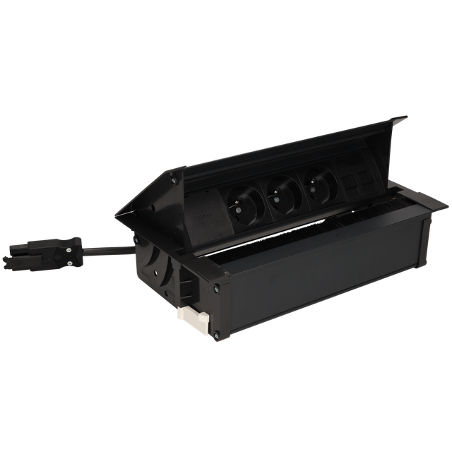 "Simon 480 TS48-710E300K0-44 Cover 3 gn. typ E i płytka dla 2 złączy RJ45 keystone