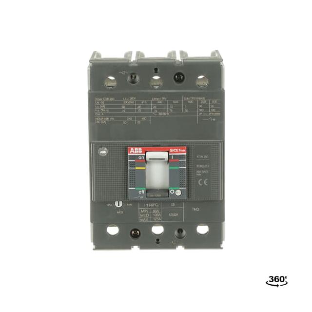 XT3N 250 TMD 125-1250 3p F F wyłącznik kompaktowy 1SDA068056R1 ABB