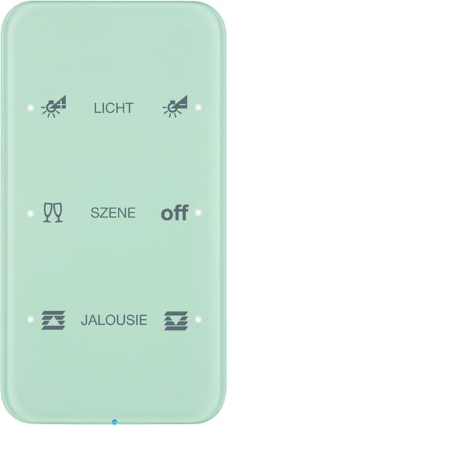 BERKER R.1 Sensor dotykowy potrójny konfigurowalny szkło biały 75143160 HAGER