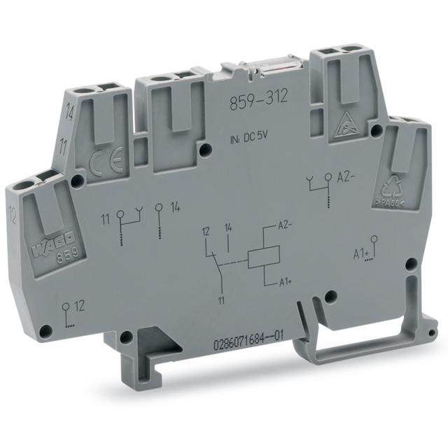 Złączka z przekaźnikiem minaturowym 24V DC 1p 859‑314 /10szt./ WAGO