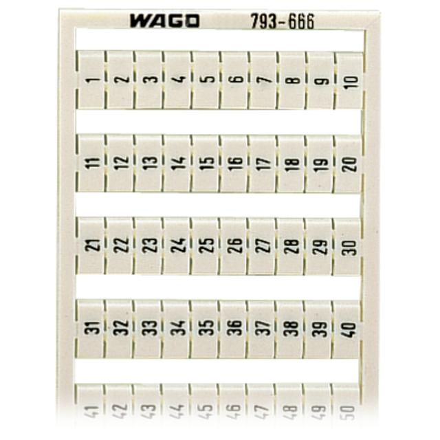 oznaczniki WMB 2 x 1...50