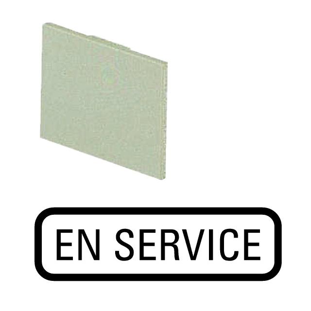 383SQ25 TABLICZKA OPISOWA ; EN SERVICE