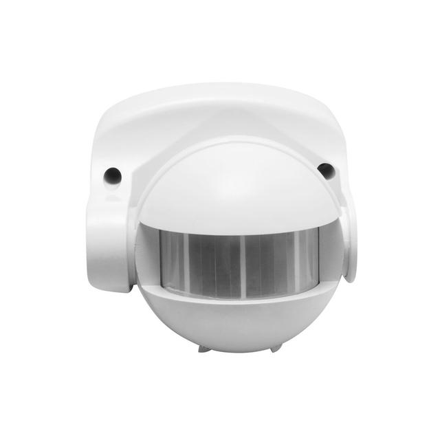 GTV CZUJNIK RUCHU CR-1, max. 1200W, AC 220-240V, 50/60Hz, KĄT DZIAŁANIA 180*, ZASIĘG 10m ± 1,8- 2,5m, IP44, NIE WSPÓŁPRACUJE Z LED, NATYNKOWY, BIAŁY CR-CR1000-00 GTV Poland