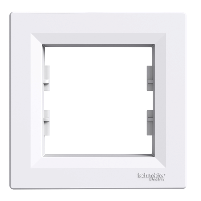 Asfora ramka pojedyncza 1-krotna pozioma biały EPH5800121 SCHNEIDER