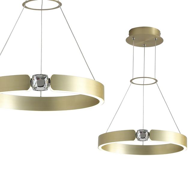 Milagro lampa wisząca LED Sirius 26W 1300lm 4000K złota ML6186