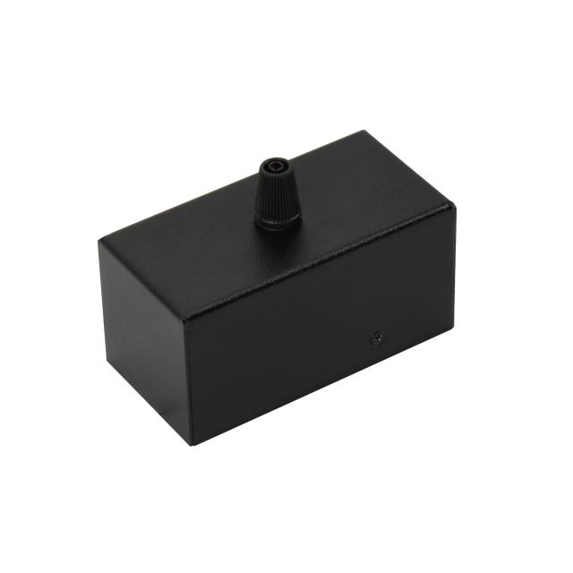 ROZETA SUFITOWA QUALIS 100x50x50 mm CZARNA