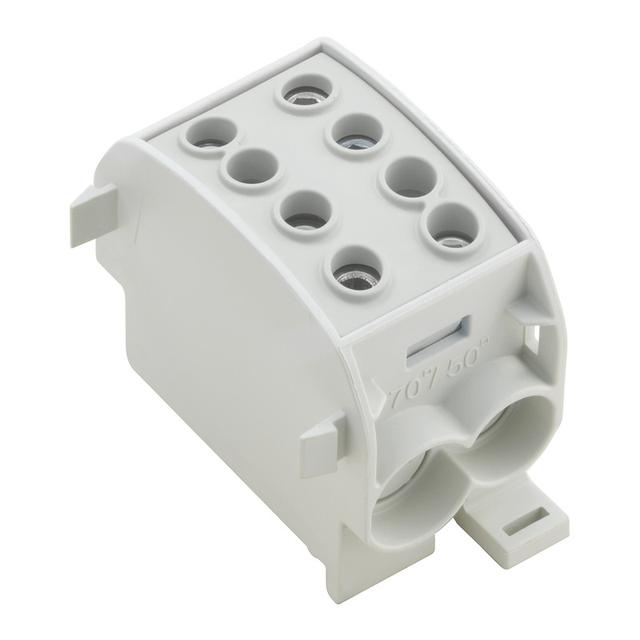 WPD 103 2X70/2X50 GY Zacisk rozdziału potencjału, złącze śrubowe, 1000, 300 A, Liczba biegunów: 1, Jasnoszary /3szt./ 1561770000 WEIDMÜLLER