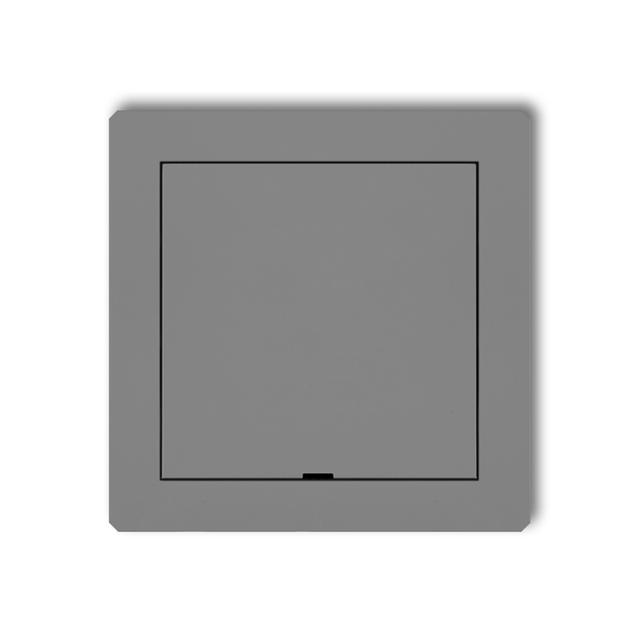 DECO Ramka pośrednia z zaślepką szary mat