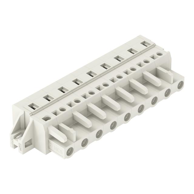 Gniazdo MCS‑MIDI Classic 9‑biegunowe jasnoszare raster 7,5mm 721‑209/031‑000 /25szt./ WAGO