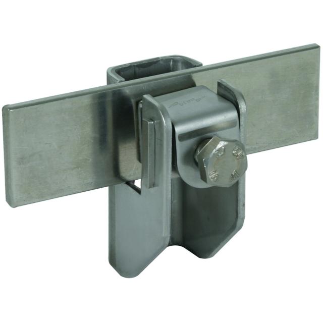 Wspornik ścienny do płaskownika gr. do 12 mm, ze śrubą M8, stal nierdzewna NIRO