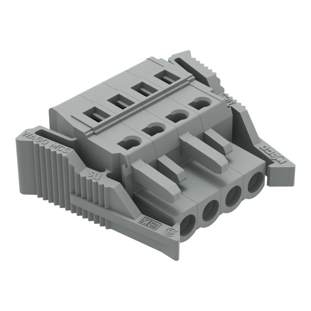 Gniazdo MCS‑MIDI Classic 4‑biegunowe szare raster 5mm 231‑104/037‑000 /50szt./ WAGO