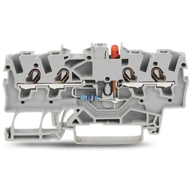 TOPJOB S złączka z LED 4-przewodowa 1,5 mm2 szara