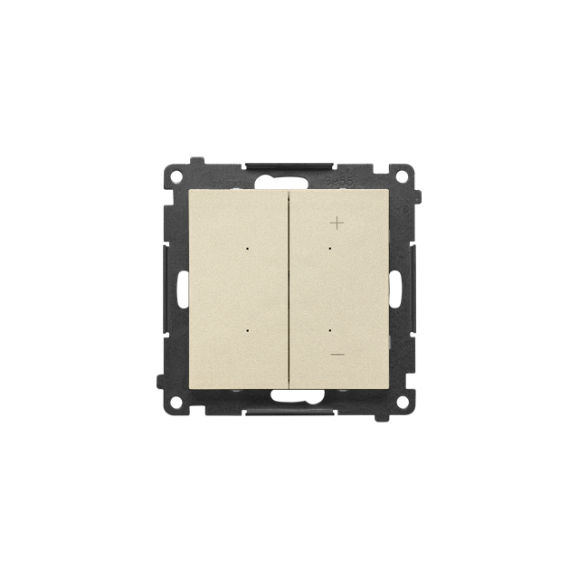 Simon 55 DIMMER – Ściemniacz do LED ściemnialnych klawiszowy Szampański mat TESL1W.01/144 KONTAKT
