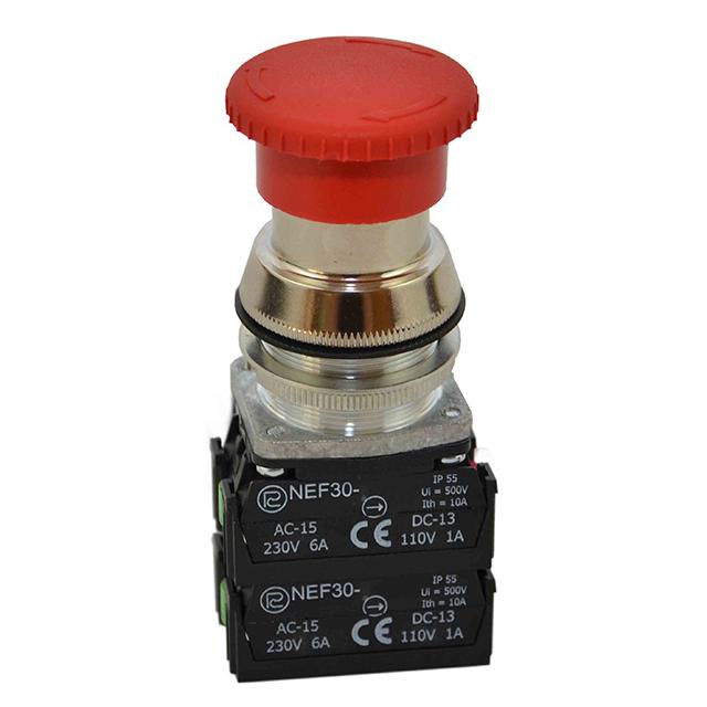 Przycisk NEF30-DRp4X czerwony