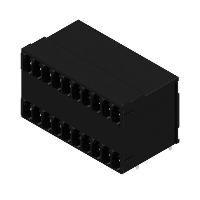 SCD 3.81/20/90G 3.2SN BK BX Wtyki PCB (złącza płyty), 3.81 mm, Liczba biegunów: 20, kąt odejścia: 90° /28szt./ 1973180000 WEIDMÜLLER